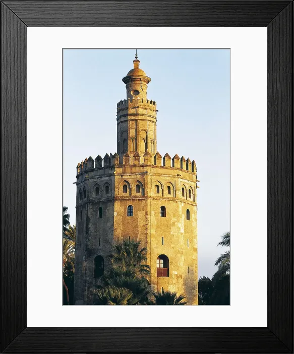 Framed Print : SPAIN. ANDALUSIA. SEVILLA. Sevilla. Hispano-Moresque art. Almohad art. Architecture. AISA / Everett Collection**US SALES ONLY**