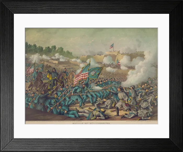 Framed Print : US Civil War, Peninsula Campaign, April-August, 1862. Union Gen. W.S Framed Print : US Civil War, Peninsula Campaign, April-August, 1862. Union Gen. W.S