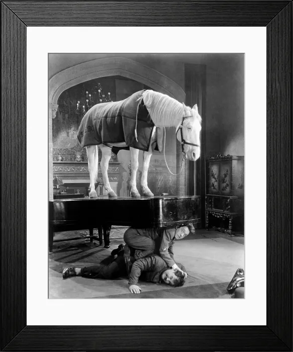 Framed Print : WRONG AGAIN, from top: Stan Laurel, Oliver Hardy, 1929 Framed Print : WRONG AGAIN, from top: Stan Laurel, Oliver Hardy, 1929