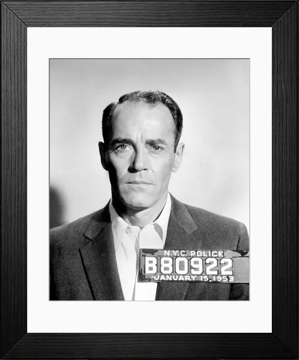 Framed Print : THE WRONG MAN, Henry Fonda, 1956 Framed Print : THE WRONG MAN, Henry Fonda, 1956