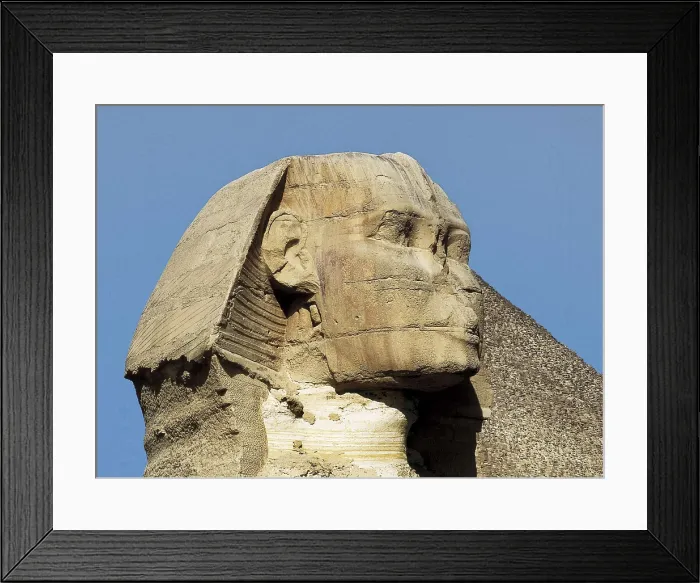 Framed Print : The Giza Sphinx. 26th-25th c. BC. EGYPT. GIZA. Giza. Egyptian art. Old Kingdom. Sculpture. AISA / Everett Collection**US SALES ONLY** Framed Print : The Giza Sphinx. 26th-25th c. BC. EGYPT. GIZA. Giza. Egyptian art. Old Kingdom. Sculpture. AISA / Everett Collection**US SALES ONLY**