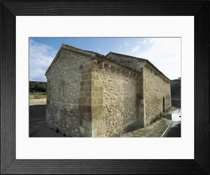 Framed Print : SPAIN. CASTILE AND LEON. SEGOVIA. Maderuelo. Hermitage of the Veracruz. Romanesque art. Architecture. AISA / Everett Collection**US SALES ONLY**