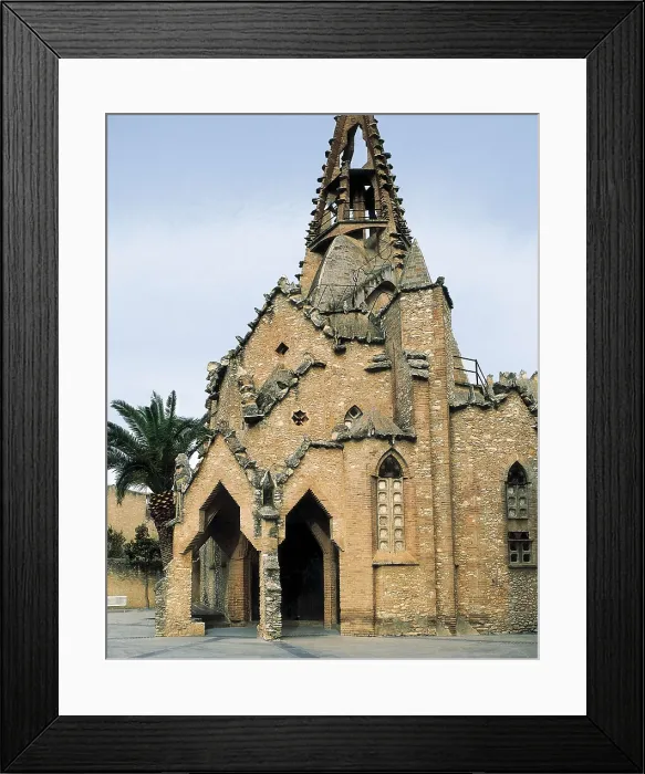 Framed Print : JUJOL GUIBERT, Josep Maria (1879-1949). Church of Sacred Heart of Vistabella. 1918-1923. SPAIN. CATALONIA. TARRAGONA. La Secuita. Vistabella. Modernism. Architecture Framed Print : JUJOL GUIBERT, Josep Maria (1879-1949). Church of Sacred Heart of Vistabella. 1918-1923. SPAIN. CATALONIA. TARRAGONA. La Secuita. Vistabella. Modernism. Architecture