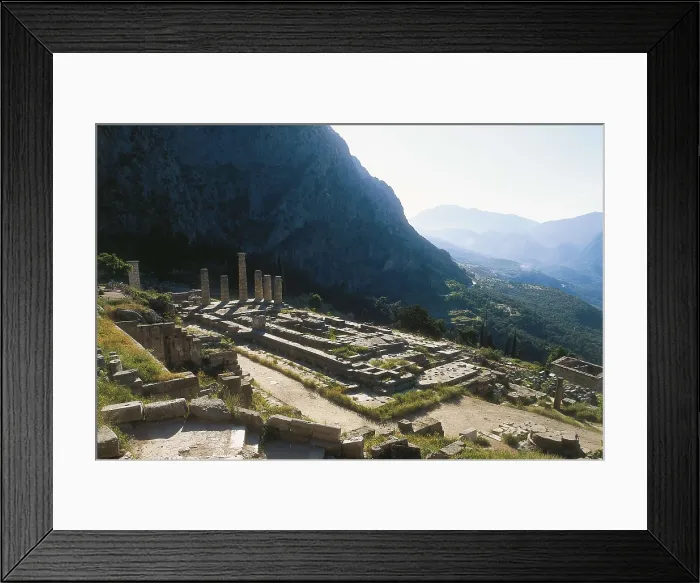 Framed Print : GREECE. CENTRAL GREECE. PHOCIS. Delphi. Temple of Apollo. Temple of Apollo (510-330 BC). Greek art. Architecture. AISA / Everett Collection**US SALES ONLY** Framed Print : GREECE. CENTRAL GREECE. PHOCIS. Delphi. Temple of Apollo. Temple of Apollo (510-330 BC). Greek art. Architecture. AISA / Everett Collection**US SALES ONLY**