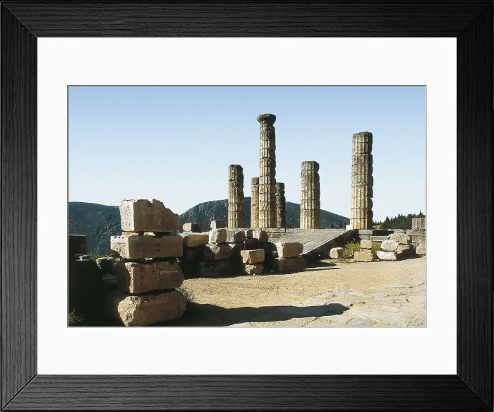 Framed Print : GREECE. CENTRAL GREECE. PHOCIS. Delphi. Temple of Apollo. Temple of Apollo (510-330 BC). Greek art. Architecture. AISA / Everett Collection**US SALES ONLY** Framed Print : GREECE. CENTRAL GREECE. PHOCIS. Delphi. Temple of Apollo. Temple of Apollo (510-330 BC). Greek art. Architecture. AISA / Everett Collection**US SALES ONLY**