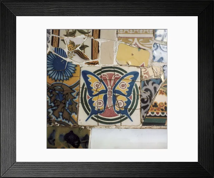 Framed Print : GAUDI i CORNET, Antoni (1852-1926). Park Gell. 1900-1914. SPAIN. CATALONIA. Barcelona. Park Gell