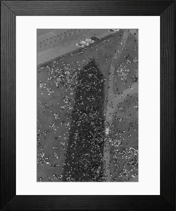 Framed Print : Aerial view of marchers in the shadow of the Washington Monument at the March on Washington. August 28, 1963. (BSLOC_2015_14_103) Framed Print : Aerial view of marchers in the shadow of the Washington Monument at the March on Washington. August 28, 1963. (BSLOC_2015_14_103)