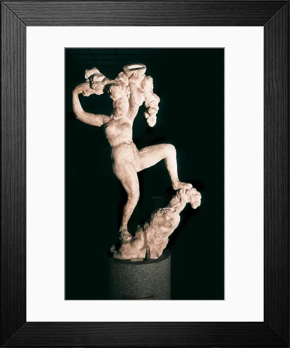 Framed Print : BOURDELLE, Antoine (1861-1929). Bacchante with grapes. 1907. Sculpture. FRANCE. Montauban. Ingres Museum. AISA / Everett Collection**US SALES ONLY** Framed Print : BOURDELLE, Antoine (1861-1929). Bacchante with grapes. 1907. Sculpture. FRANCE. Montauban. Ingres Museum. AISA / Everett Collection**US SALES ONLY**
