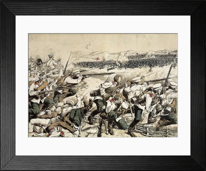 Framed Print : Russo-Japanese War (1904-1905). Battle of Mukden (February-March 1905). Illustration of 'Le Petit Journal'. Litography. FRANCE. Paris. National Library Framed Print : Russo-Japanese War (1904-1905). Battle of Mukden (February-March 1905). Illustration of 'Le Petit Journal'. Litography. FRANCE. Paris. National Library