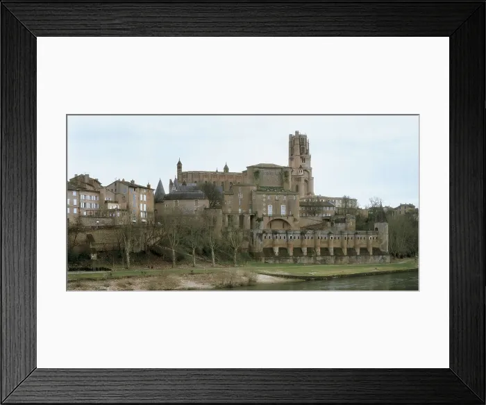 Framed Print : Cathedral of St. Cecile. FRANCE. MIDI-PYRNES. TARN. Albi. Cathedral of St. Cecile. Gothic art. AISA / Everett Collection**US SALES ONLY**
