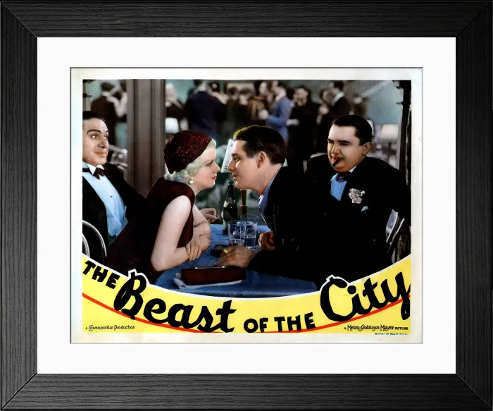 Framed Print : THE BEAST OF THE CITY, from left, J. Carrol Naish, Jean Harlow, Wallace Ford, Jean Hersholt, 1932 Framed Print : THE BEAST OF THE CITY, from left, J. Carrol Naish, Jean Harlow, Wallace Ford, Jean Hersholt, 1932