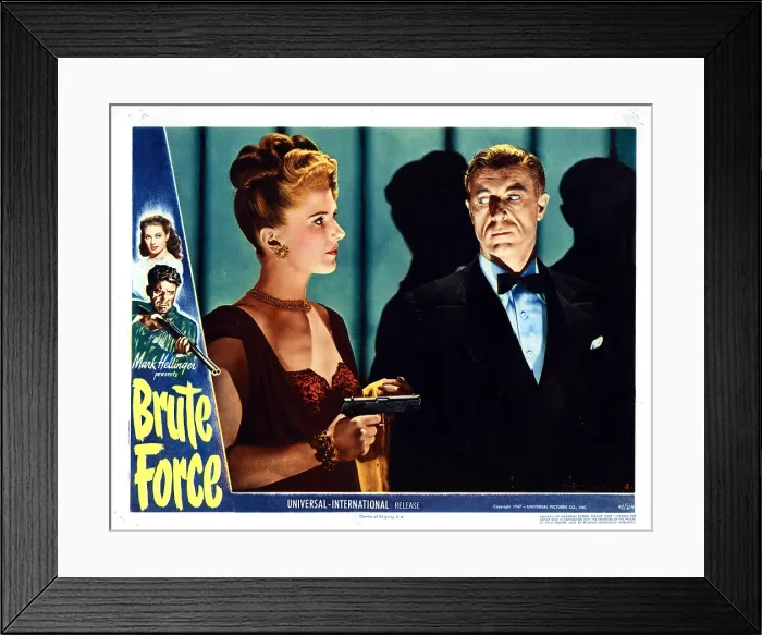 Framed Print : BRUTE FORCE, Anita Colby, John Hoyt, 1947