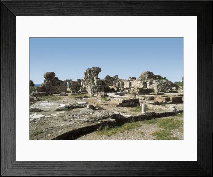 Framed Print : GREECE. NORTHERN AEGEAN. SAMOS. Pithagorion. Roman baths. AISA / Everett Collection**US SALES ONLY** Framed Print : GREECE. NORTHERN AEGEAN. SAMOS. Pithagorion. Roman baths. AISA / Everett Collection**US SALES ONLY**