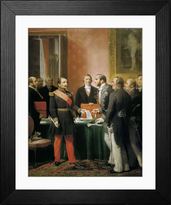 Framed Print : YVON, Adolphe (1817 - 1897). Napoleon III and Baron Haussmann. 1859. Oil on canvas. FRANCE. Paris. Muse Carnavalet (Carnavalet Museum). AISA / Everett Collection**US SALES ONLY** Framed Print : YVON, Adolphe (1817 - 1897). Napoleon III and Baron Haussmann. 1859. Oil on canvas. FRANCE. Paris. Muse Carnavalet (Carnavalet Museum). AISA / Everett Collection**US SALES ONLY**