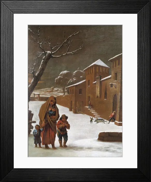 Framed Print : VILADOMAT i MANALT, Antoni (1678-1755). The Winter. Left detail. Baroque art. Oil on canvas. SPAIN. Barcelona. National Art Museum of Catalonia Framed Print : VILADOMAT i MANALT, Antoni (1678-1755). The Winter. Left detail. Baroque art. Oil on canvas. SPAIN. Barcelona. National Art Museum of Catalonia