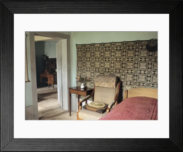 Framed Print : GOETHE, Johann Wolfgang von (1749-1832). Goethe's bedroom. GERMANY. Weimar. Goethe House Museum. AISA / Everett Collection**US SALES ONLY**