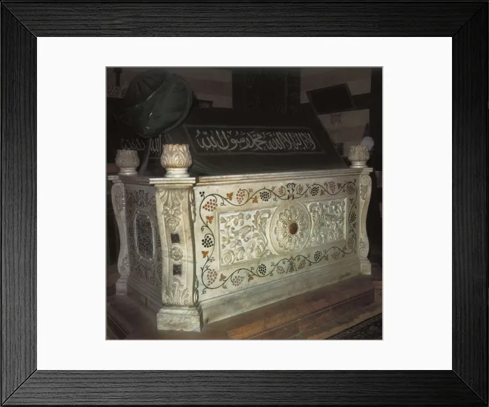 Framed Print : SYRIA. Damascus. Tomb of Saladin. Relief on marble. AISA / Everett Collection**US SALES ONLY**