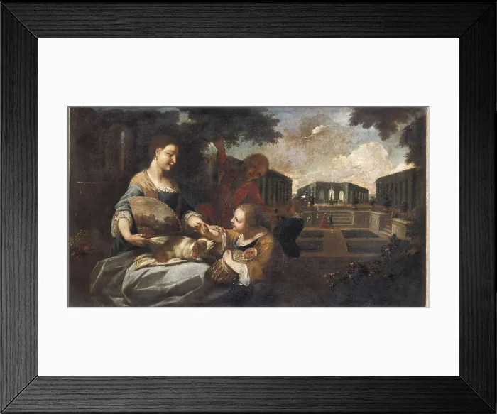 Framed Print : VILADOMAT i MANALT, Antoni (1678-1755). Family Scene. 1st half 18th c. Oil on canvas. Private Collection. AISA / Everett Collection**US SALES ONLY**