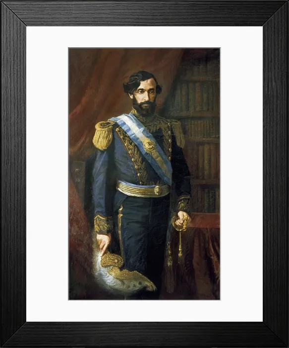 Framed Print : MITRE, Bartolom (1821-1906). Oil on canvas. AISA / Everett Collection**US SALES ONLY**