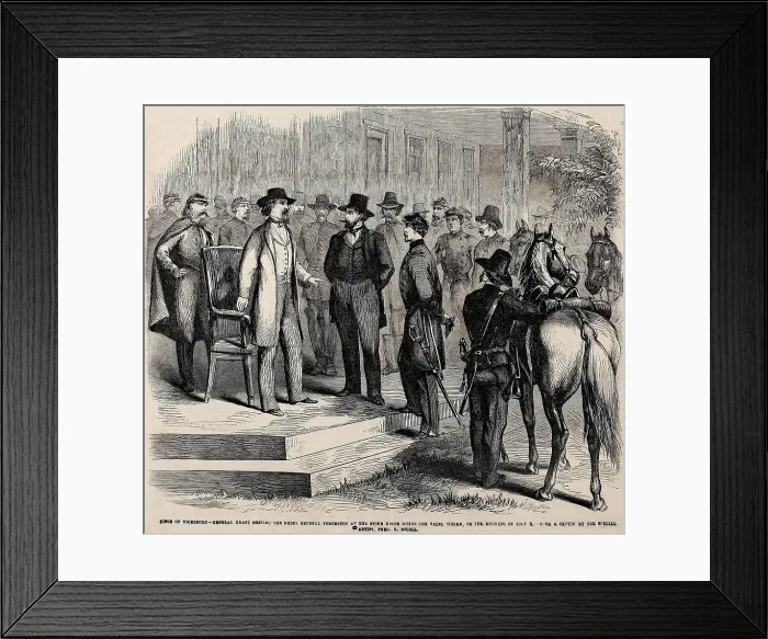 Framed Print : US Civil War, Vicksburg Campaign, Jan. 8-July 4, 1863