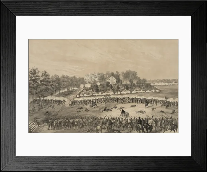 Framed Print : US Civil War, Vicksburg Campaign, Jan. 8-July 4, 1863. Battle of Jackson, Mississippi on May 14-15, 1863. Gen Framed Print : US Civil War, Vicksburg Campaign, Jan. 8-July 4, 1863. Battle of Jackson, Mississippi on May 14-15, 1863. Gen