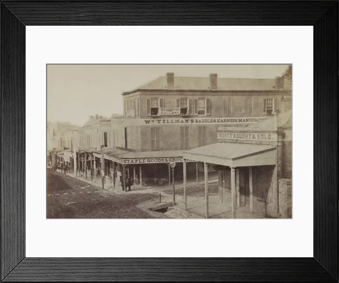 Framed Print : US Civil War, Vicksburg Campaign, Jan. 8-July 4, 1863. Vicksburg was a prosperous, sophisticated, commercial and transportation center