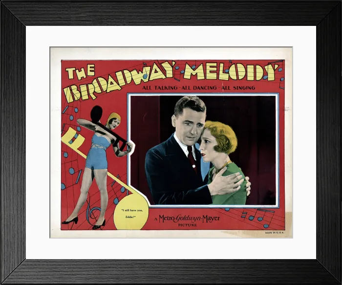 Framed Print : THE BROADWAY MELODY, from left, Charles King, Bessie Love, 1929