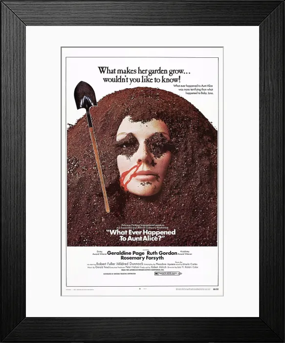 Framed Print : WHAT EVER HAPPENED TO AUNT ALICE?, US poster, 1969