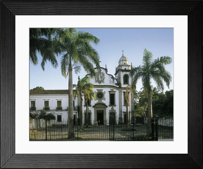 Framed Print : BRAZIL. PERNAMBUCO. Olinda. Baroque chapel of Monastery of Sao Bento, rebuilt in the middle of 17th c. AISA / Everett Collection**US SALES ONLY** Framed Print : BRAZIL. PERNAMBUCO. Olinda. Baroque chapel of Monastery of Sao Bento, rebuilt in the middle of 17th c. AISA / Everett Collection**US SALES ONLY**