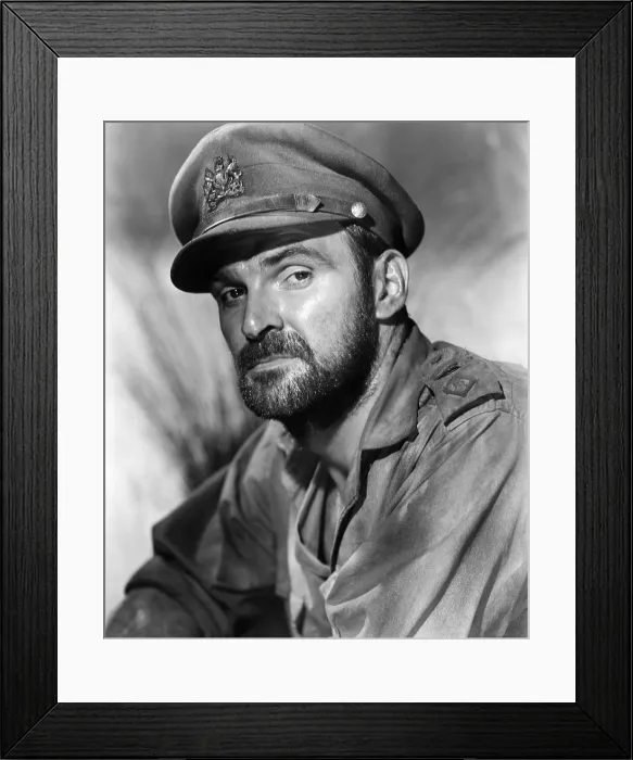 Framed Print : YESTERDAY'S ENEMY, Stanley Baker, 1959 Framed Print : YESTERDAY'S ENEMY, Stanley Baker, 1959
