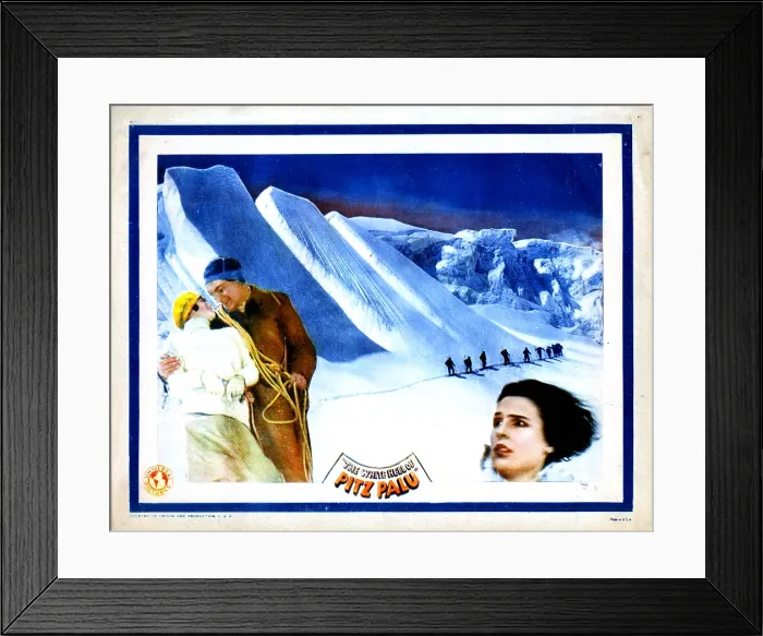 Framed Print : THE WHITE HELL OF PITZ PALU, (aka DIE WEISSE HOLLE VOM PIZ PALU), Ernst Petersen, Leni Riefenstahl, 1929 Framed Print : THE WHITE HELL OF PITZ PALU, (aka DIE WEISSE HOLLE VOM PIZ PALU), Ernst Petersen, Leni Riefenstahl, 1929