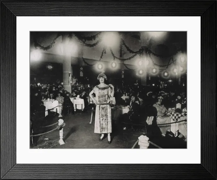 Framed Print : SPAIN. Barcelona. Spain (1923). Trade Fair of Barcelona. 2nd Fashion Exhibition. AISA / Everett Collection**US SALES ONLY**