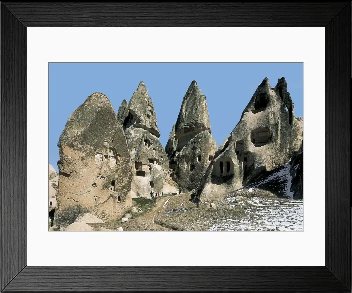 Framed Print : TURKEY. CENTRAL ANATOLIA. NEVSEHIR. Uchisar. Greme National Park. Land formations and troglodyte village. AISA / Everett Collection**US SALES ONLY** Framed Print : TURKEY. CENTRAL ANATOLIA. NEVSEHIR. Uchisar. Greme National Park. Land formations and troglodyte village. AISA / Everett Collection**US SALES ONLY**