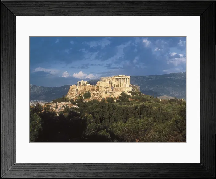 Framed Print : GREECE. ATTICA. Athens. Acropolis. Parthenon, Propylaea and Erechtheum. AISA / Everett Collection**US SALES ONLY** Framed Print : GREECE. ATTICA. Athens. Acropolis. Parthenon, Propylaea and Erechtheum. AISA / Everett Collection**US SALES ONLY**