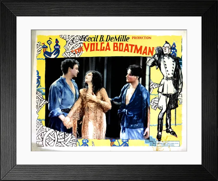 Framed Print : THE VOLGA BOATMAN, from left, William Boyd, Elinor Fair, 1926 Framed Print : THE VOLGA BOATMAN, from left, William Boyd, Elinor Fair, 1926