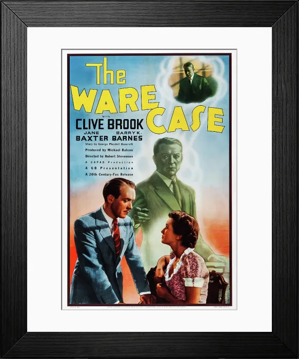 Framed Print : THE WARE CASE, US poster art, from left: Barry K. Barnes, Clive Brook, Jane Baxter, 1938. TM & Copyright 20th Century-Fox Film Corp Framed Print : THE WARE CASE, US poster art, from left: Barry K. Barnes, Clive Brook, Jane Baxter, 1938. TM & Copyright 20th Century-Fox Film Corp