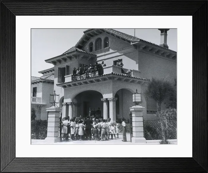 Framed Print : SPAIN. Sitges. Spanish Civil War (1936-1939). Children summer camp in Sitges (1st May 1938). SPAIN. Madrid. Fundacin de Estudios Libertarios Anselmo Lorenzo (FAL)