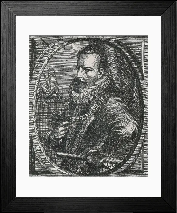 Framed Print : Farnese, Alessandro (1545-1592). Engraving. SPAIN. Zaragoza. Academia General Militar (General Military Academy). AISA / Everett Collection**US SALES ONLY**