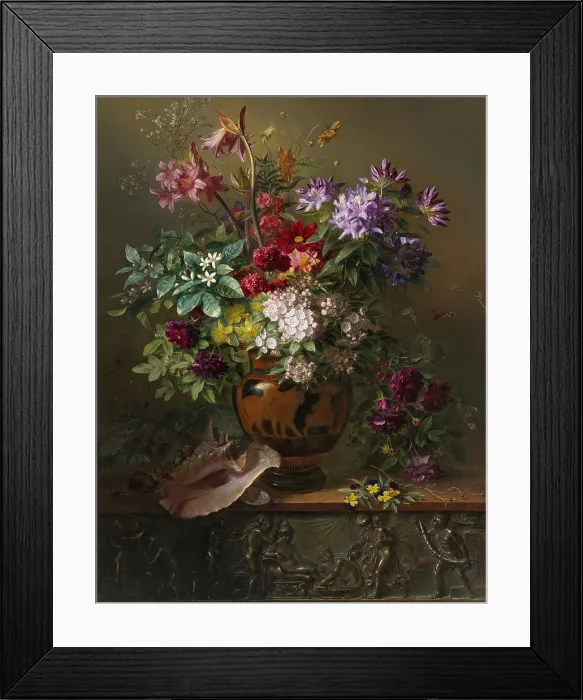 Framed Print : Still Life with Flowers in a Greek Vase: Allegory of Spring, by Georgius Jacobus van Os, 1817, Dutch painting, oil on canvas (BSLOC_2016_2_288) Framed Print : Still Life with Flowers in a Greek Vase: Allegory of Spring, by Georgius Jacobus van Os, 1817, Dutch painting, oil on canvas (BSLOC_2016_2_288)