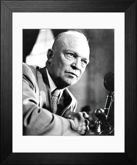 Framed Print : President Dwight Eisenhower in 1956 Framed Print : President Dwight Eisenhower in 1956