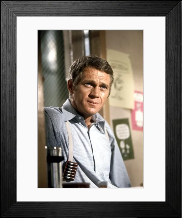 Framed Print : BULLITT, Steve McQueen, 1968 Framed Print : BULLITT, Steve McQueen, 1968
