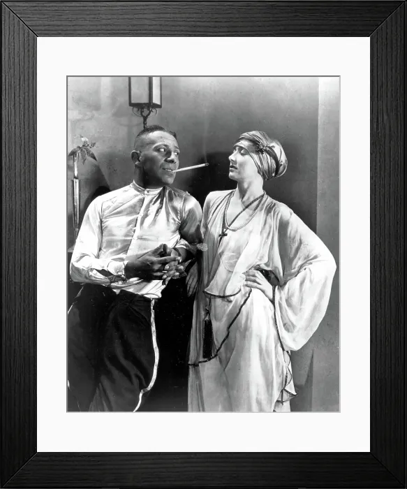 Framed Print : FOOLISH WIVES. (l to r): Erich Von Stroheim & Maude George. 1922 Framed Print : FOOLISH WIVES. (l to r): Erich Von Stroheim & Maude George. 1922