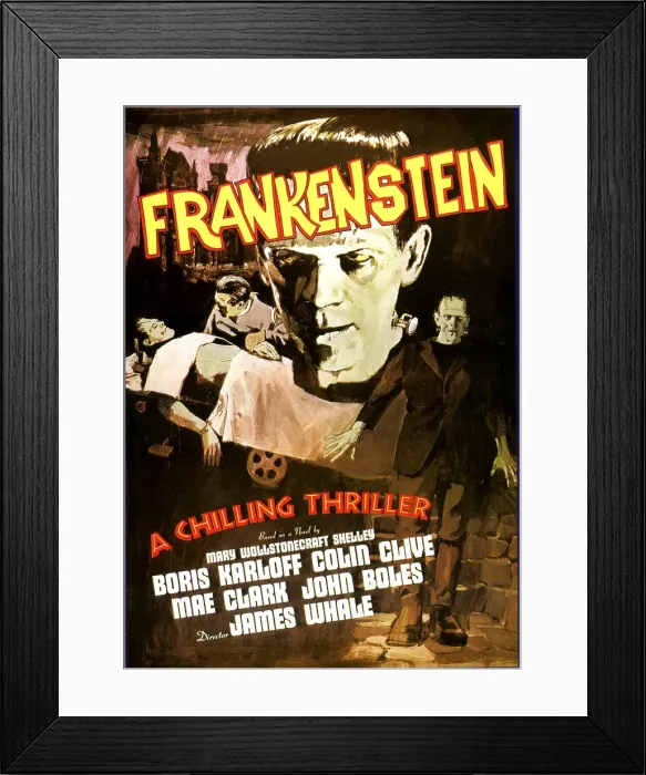 Framed Print : FRANKENSTEIN, Boris Karloff, 1931