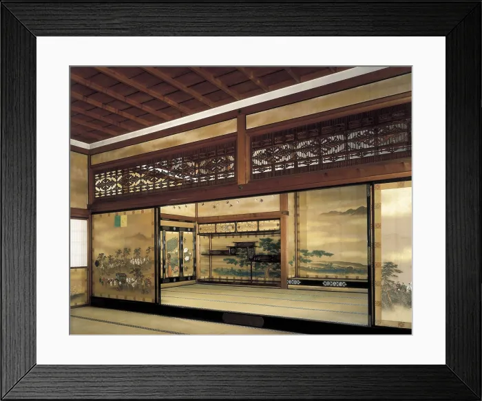 Framed Print : Nijo Castle. JAPAN. Kyoto. Nijo Castle. Mural paintings attributed to Kano Tanyu. Japanese art. Tokugawa shogunate period. Architecture. AISA / Everett Collection**US SALES ONLY** Framed Print : Nijo Castle. JAPAN. Kyoto. Nijo Castle. Mural paintings attributed to Kano Tanyu. Japanese art. Tokugawa shogunate period. Architecture. AISA / Everett Collection**US SALES ONLY**