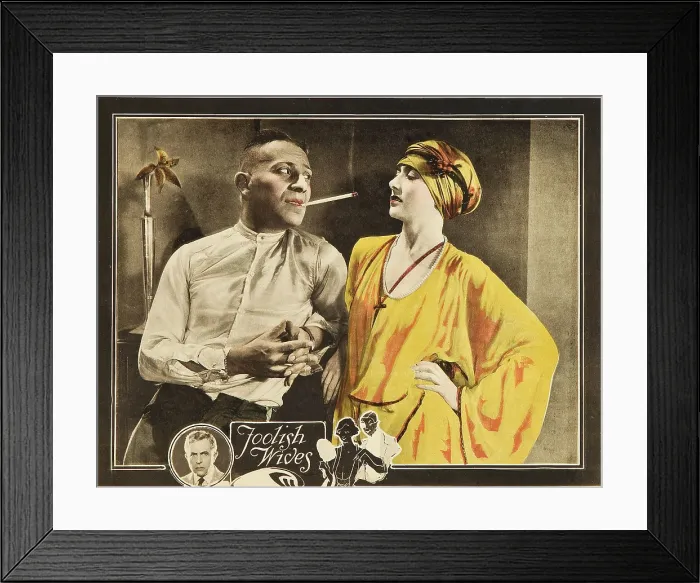Framed Print : FOOLISH WIVES, l-r: Erich Von Stroheim, Maude George on lobbycard, 1922 Framed Print : FOOLISH WIVES, l-r: Erich Von Stroheim, Maude George on lobbycard, 1922