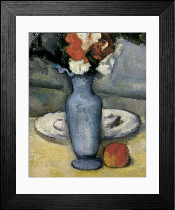 Framed Print : CEZANNE, Paul (1839-1906). The Blue Vase. 1885 - 1887. Detail of the central part. Post-Impressionism. Oil on canvas. FRANCE. Paris. Muse d'Orsay (Orsay Museum) Framed Print : CEZANNE, Paul (1839-1906). The Blue Vase. 1885 - 1887. Detail of the central part. Post-Impressionism. Oil on canvas. FRANCE. Paris. Muse d'Orsay (Orsay Museum)