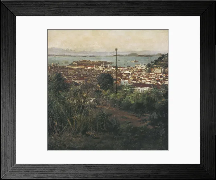 Framed Print : MEIRELLES DE LIMA, Victor (1832-1903). Estudo para o panorama do Rio, entrada de Bahia. 2 mitad s.XIX. Oil on canvas. BRAZIL. Rio de Janeiro. National Museum of Fine Arts Framed Print : MEIRELLES DE LIMA, Victor (1832-1903). Estudo para o panorama do Rio, entrada de Bahia. 2 mitad s.XIX. Oil on canvas. BRAZIL. Rio de Janeiro. National Museum of Fine Arts