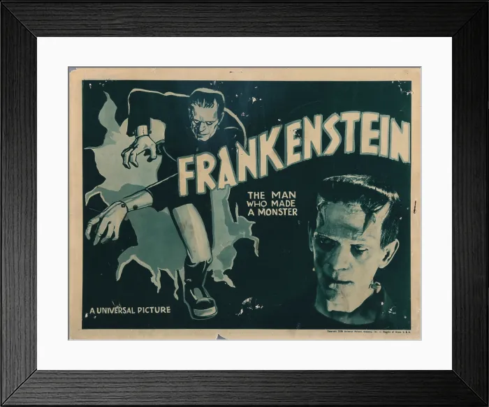 Framed Print : FRANKENSTEIN, Boris Karloff, 1931 Framed Print : FRANKENSTEIN, Boris Karloff, 1931