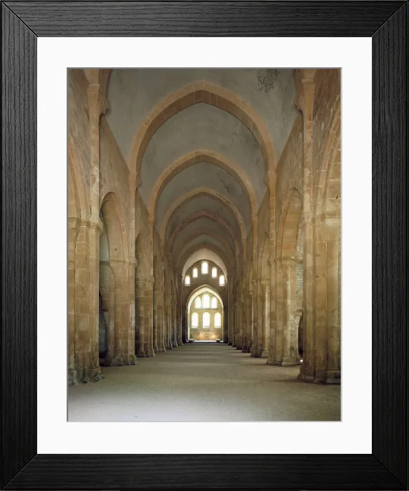 Framed Print : Abbey of Fontenay. FRANCE. Marmagne. Cistercian art. Architecture. AISA / Everett Collection**US SALES ONLY** Framed Print : Abbey of Fontenay. FRANCE. Marmagne. Cistercian art. Architecture. AISA / Everett Collection**US SALES ONLY**