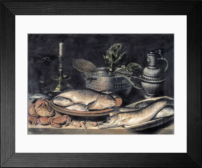 Framed Print : PEETERS, Clara (1589-1676). Table. 1611. Flemish art. Oil on canvas. SPAIN. Madrid. Prado Museum. AISA / Everett Collection**US SALES ONLY**